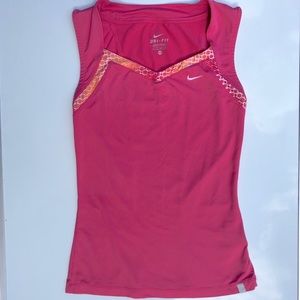 PINK NIKE DRI FIT WORKOUT / TENNIS TOP